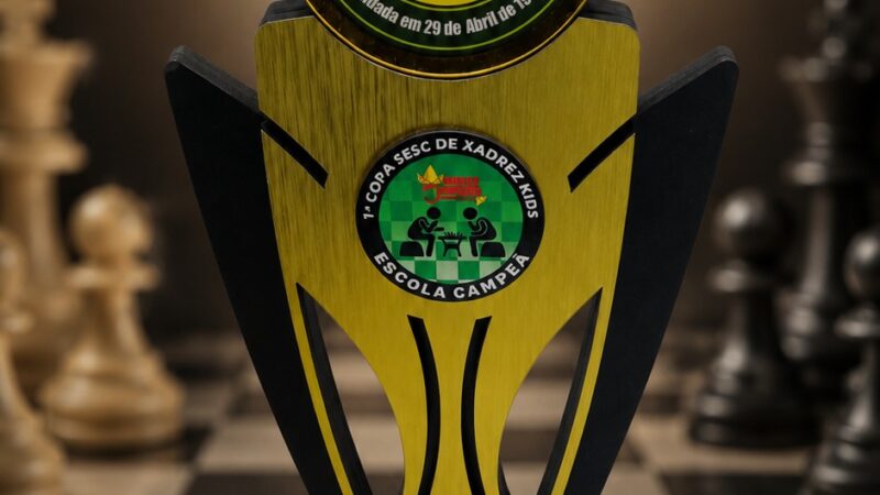 Com inscrições abertas e vagas limitadas, 8ª Copa Xadrez Escolar será dias 26 e 27 de junho