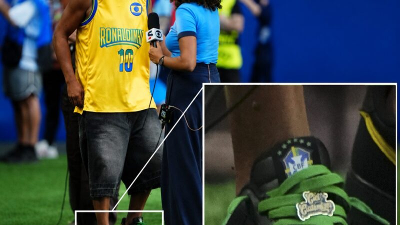 Na torcida pelo hexa, Ronaldinho usa tênis do Brasil com seis estrelas