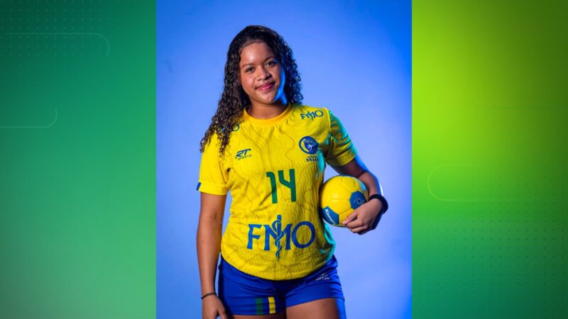 Jennyfer Thayane é convocada pela Seleção Brasileira Júnior Feminina de handebol