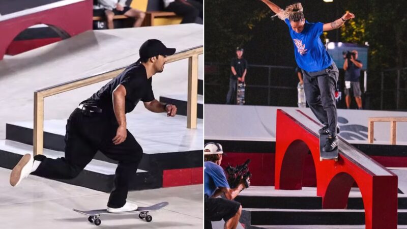 Kelvin Hoefler e Gabi Mazetto param na semifinal da Copa do Mundo de Skate