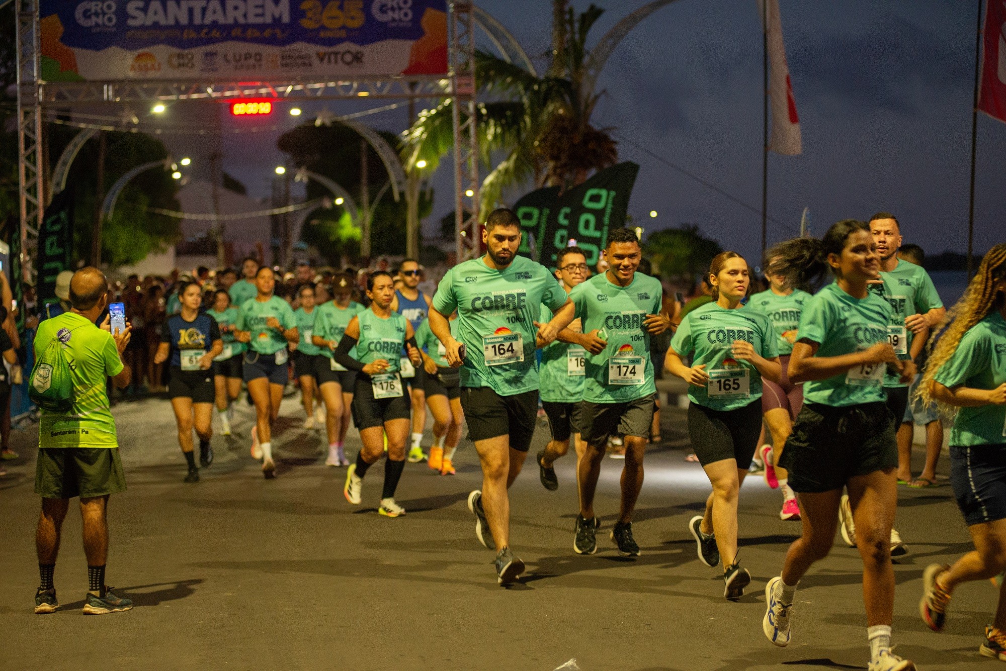 Corrida Santarém do Meu Amor: mais de 1500 pessoas correm pelas ruas da cidade para celebrar 365 anos da Pérola do Tapajós