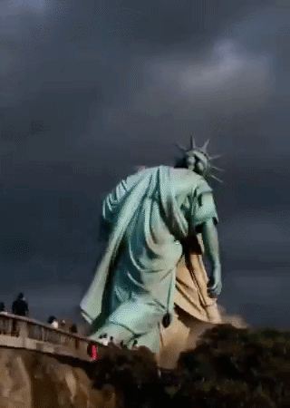 Cristo Redentor e Estátua da Liberdade lutam em nova propaganda de guerra do Irã; VÍDEO