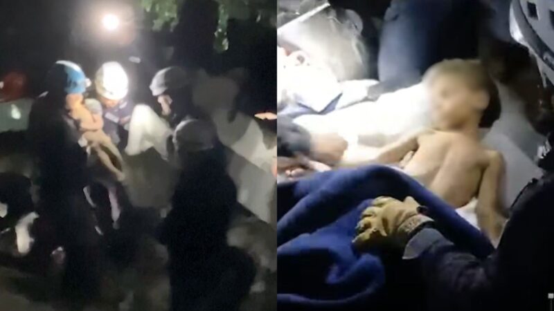VÍDEO: criança é resgatada com vida de escombros 6 dias após terremotos na Venezuela