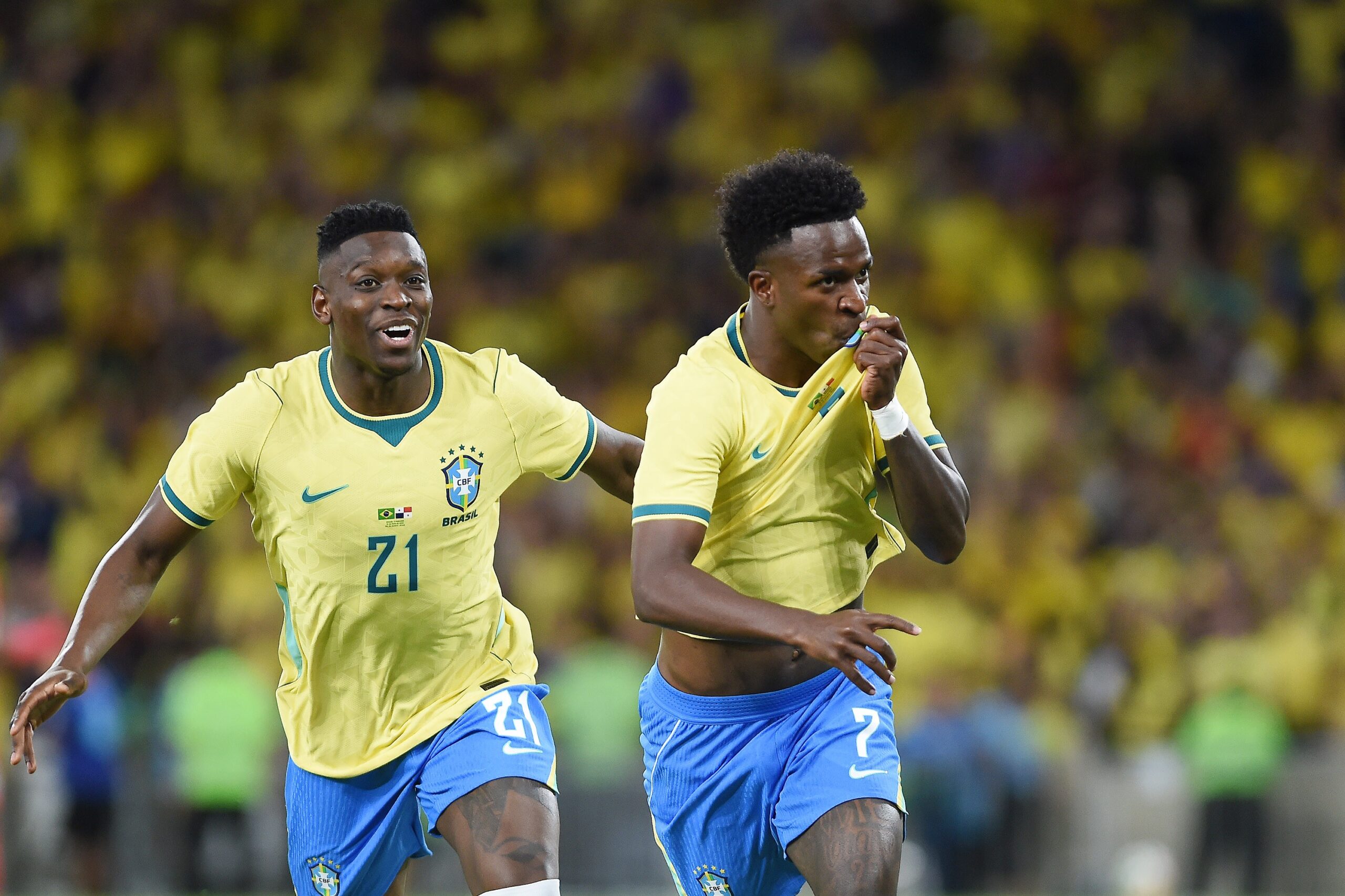 Vinicius Junior comemora goleada sobre o Panamá no Maracanã: “Que seja um plus para a Copa”