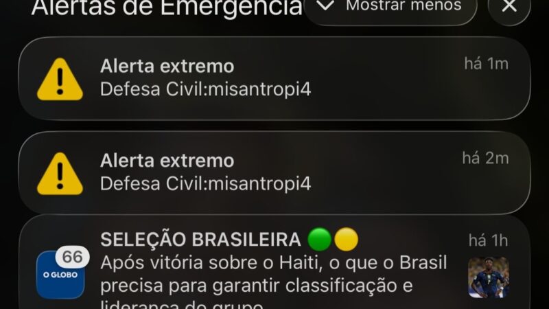 Defesa Civil Nacional diz que sistema foi invadido e disparou alerta falso; veja o que se sabe