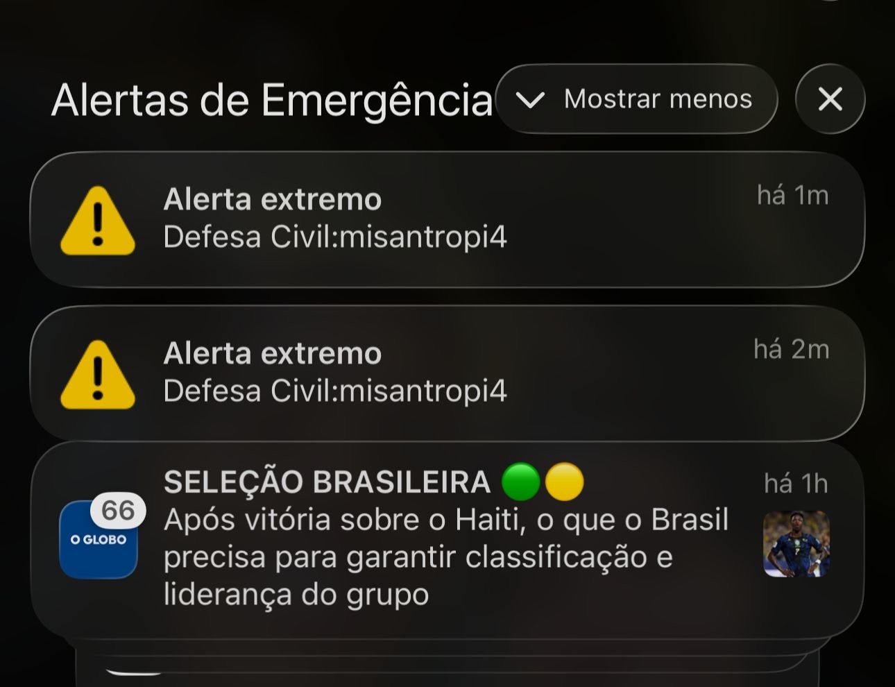 Defesa Civil Nacional diz que sistema foi invadido e disparou alerta falso; veja o que se sabe