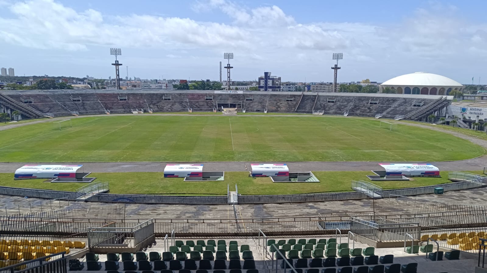 Botafogo-PB volta a criticar gramado do Almeidão, cita risco aos atletas e cobra Sejel