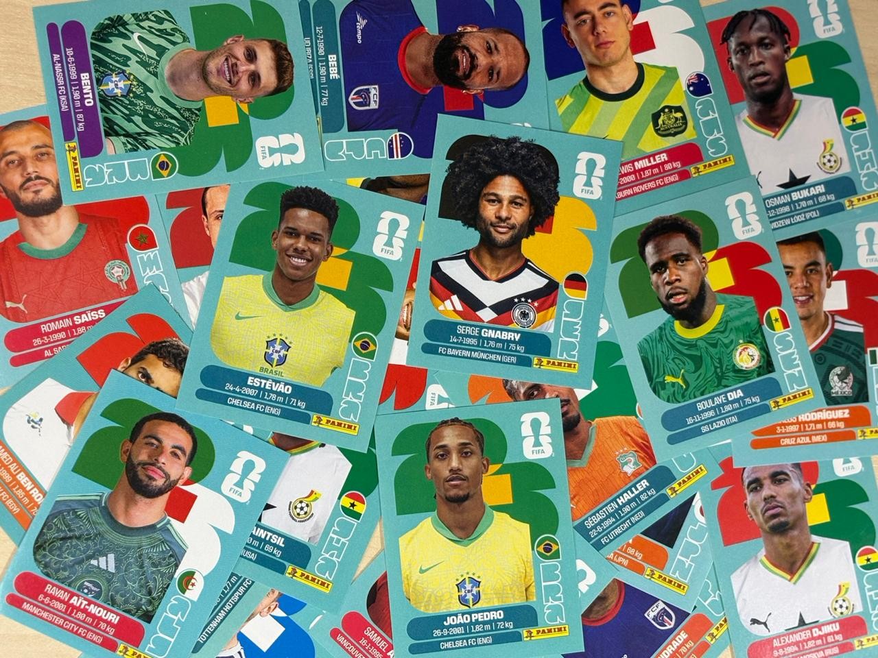 Veja os craques do álbum de figurinhas que ficaram fora da Copa do Mundo 2026