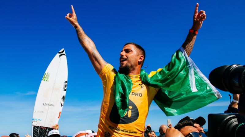 Tetracampeão da WSL no Rio, Filipe Toledo mira recorde histórico no Brasil: “Pressão me motiva”