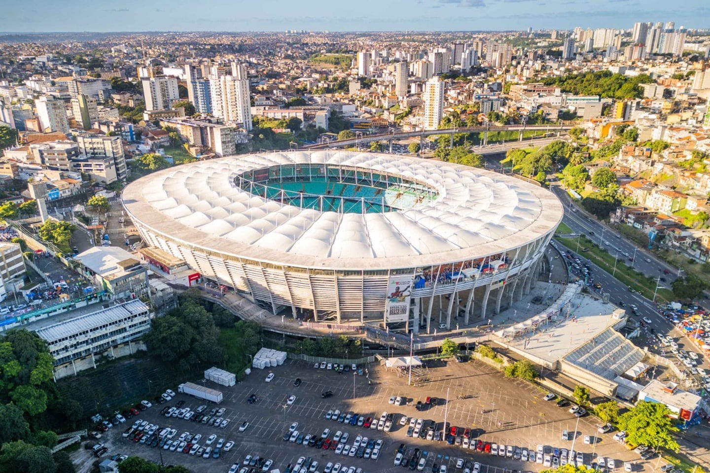 Copa do Mundo Feminina 2027: Arena Fonte Nova planeja gramado híbrido e volta das cadeiras