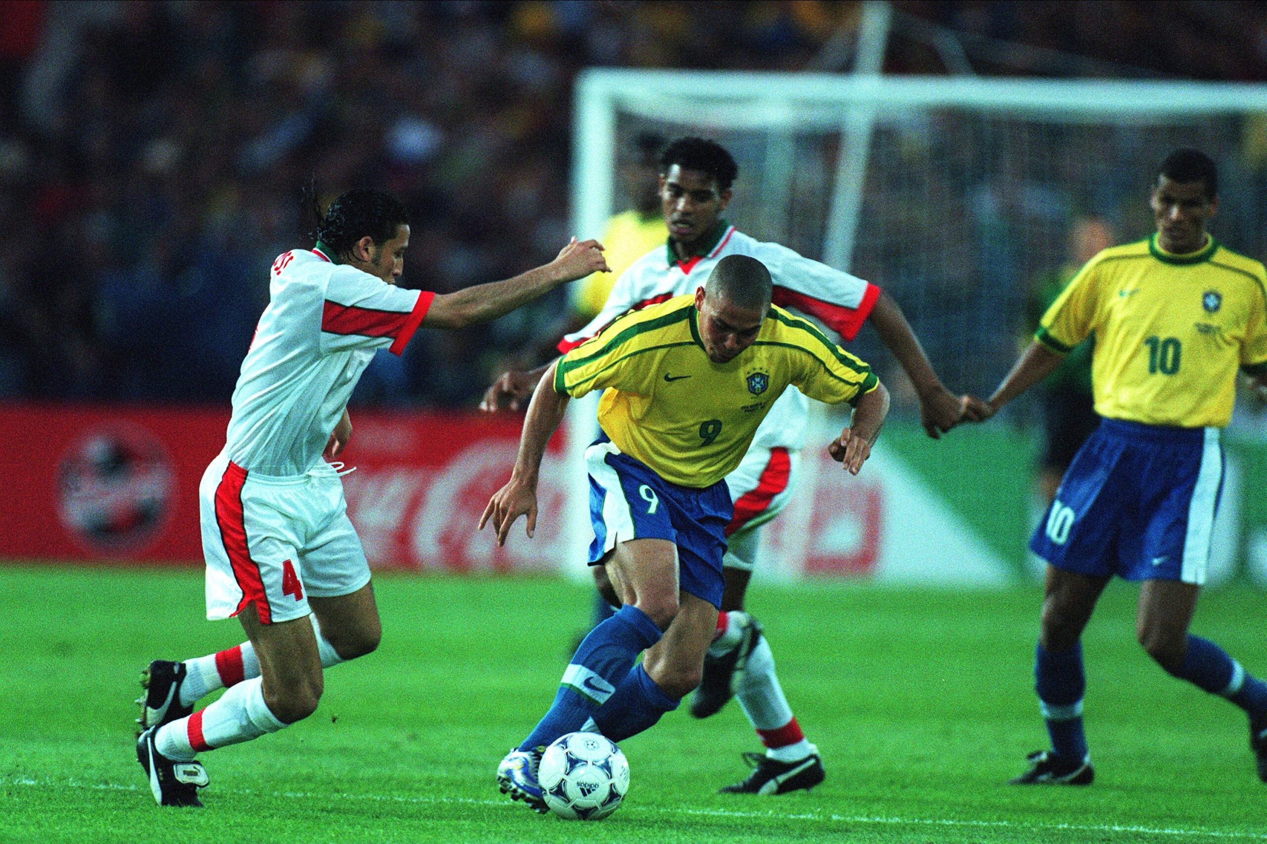 Como foi o único Brasil x Marrocos de Copa? Veja o show de Ronaldinho e a treta entre Dunga e Bebeto
