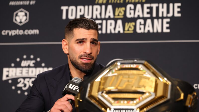 Topuria volta a perder a linha com Gaethje antes do UFC Casa Branca: “É um idiota”