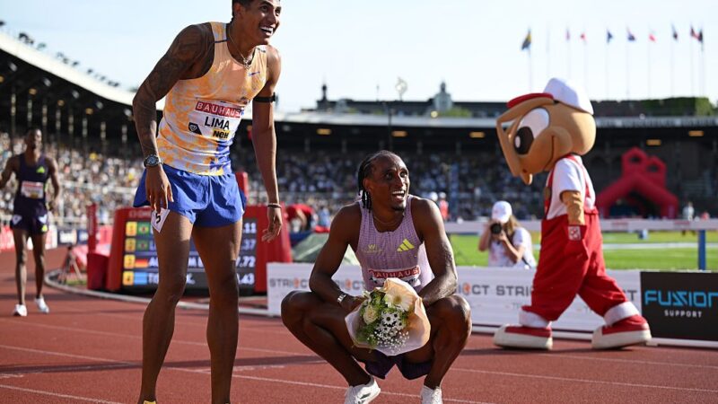 Com ouro e prata, Piu e Matheus Lima fazem dobradinha nos 400m com barreiras na Diamond League