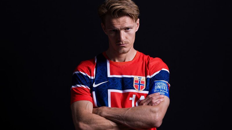 Odegaard chega à Copa como destaque da Noruega em temporada frustrada por lesões