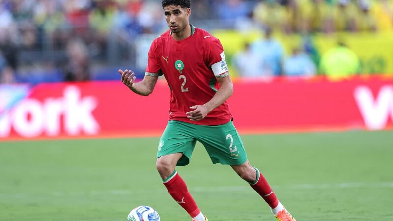 Capitão e referência: Hakimi se torna o jogador do Marrocos com mais jogos de Copa do Mundo