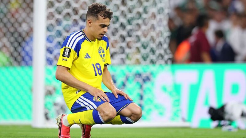Autor do primeiro gol da Suécia na Copa do Mundo não comemora gol; entenda motivo