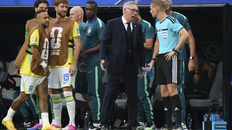CBF protesta à Fifa contra arbitragem em Brasil x Escócia por gol anulado de Vini Jr.