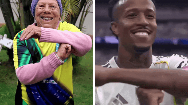 Idosos fazem sucesso na internet ao recriar dancinhas da Seleção; veja vídeo