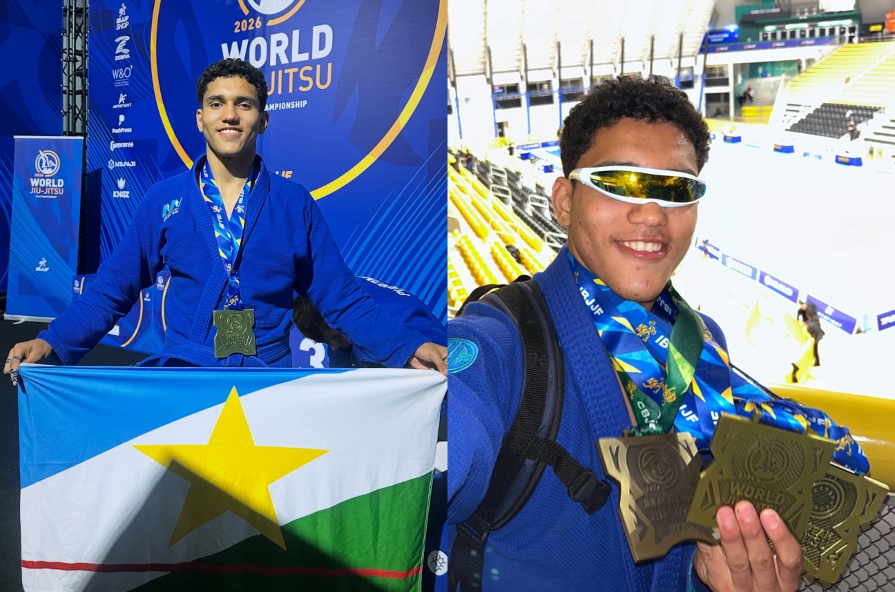 Hallysson Pitbull fatura quarta medalha de bronze em torneios internacionais de jiu-jitsu