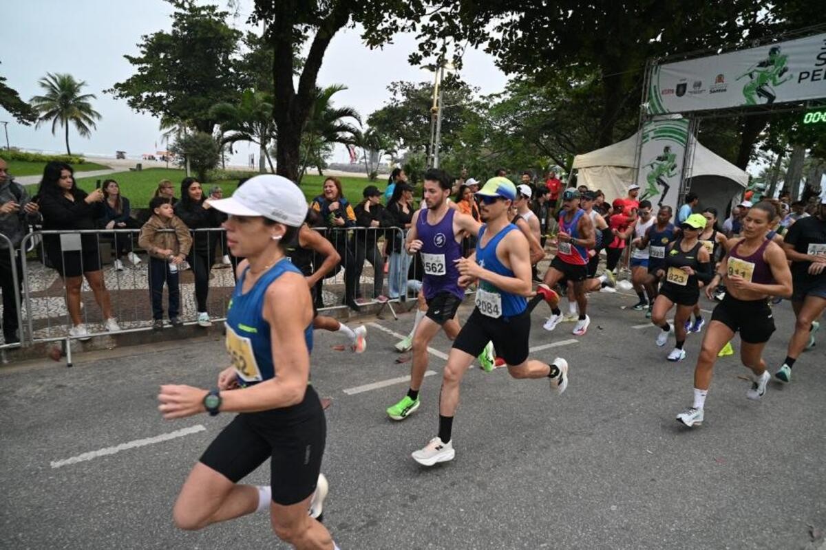 Mais de 2 mil corredores participam da abertura do 39º Campeonato Santista em Santos; confira os vencedores