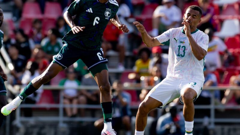 Em último teste antes da Copa, Arábia Saudita e Senegal empatam sem gols no Texas