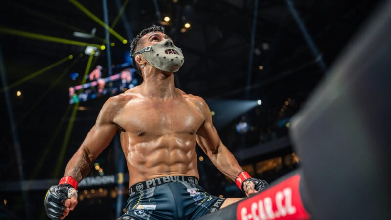 Igor Severino supera mordida no UFC, vira “Hannibal” e brilha no Oktagon