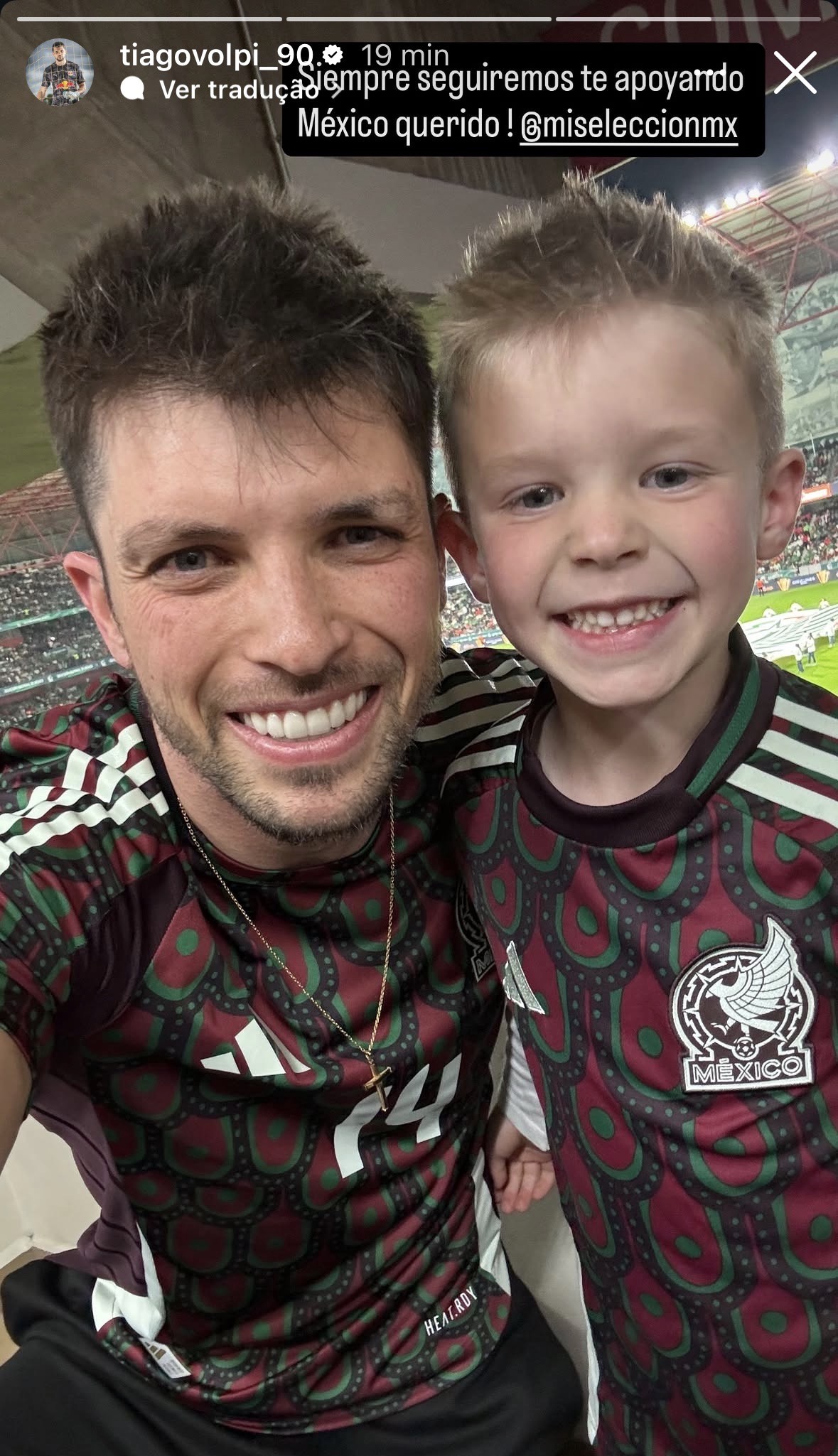 Com passagem pelo futebol mexicano, Volpi torce pelo México em estreia na Copa do Mundo
