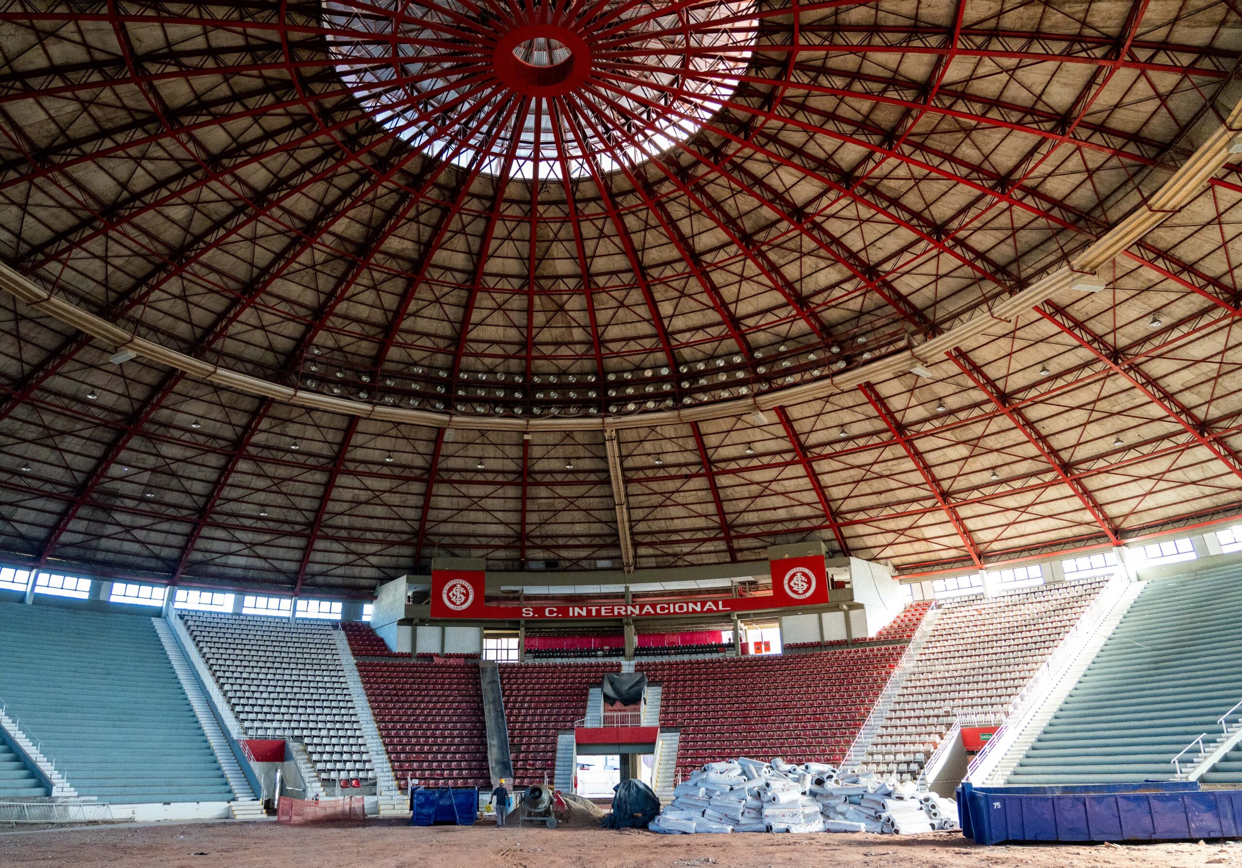 Saiba como estão as obras do Gigantinho e quando o Inter pode reinaugurar