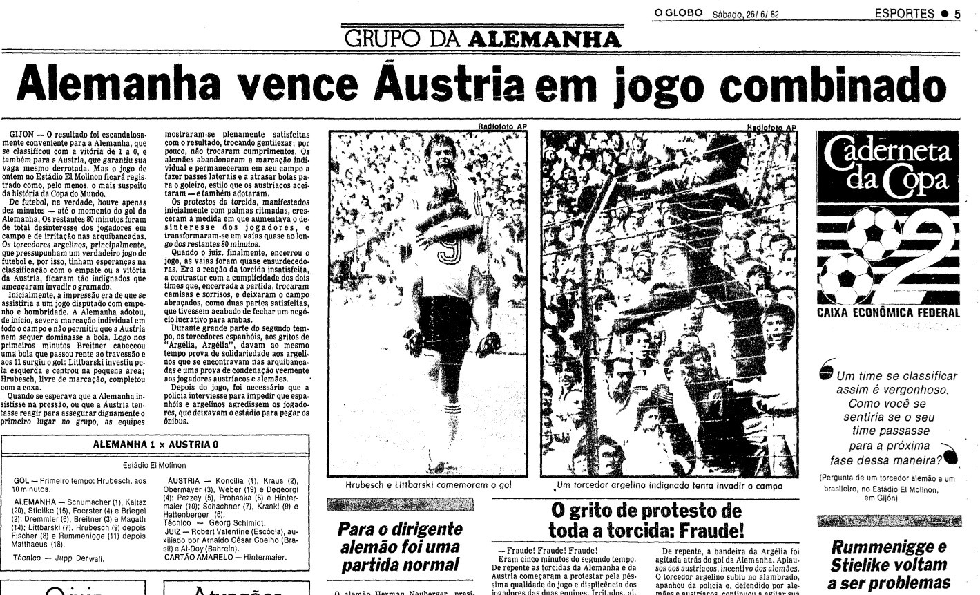 “Jogo da Vergonha” pode motivar Argélia em vingança de 44 anos contra Áustria; entenda