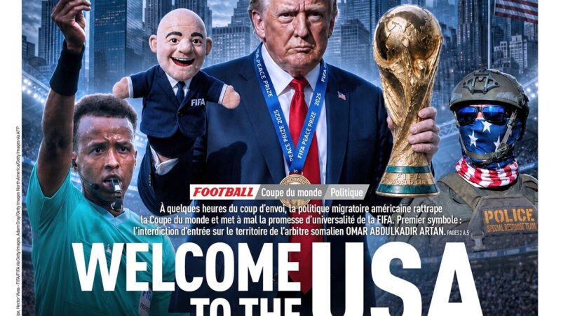 Infantino vira marionete de Trump em capa de jornal francês, que critica Copa nos Estados Unidos