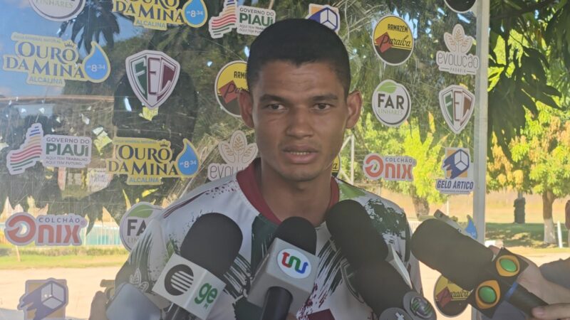 João Vitor admite incômodo com jejum de gols no Fluminense-PI e projeta jogo contra o América-RN