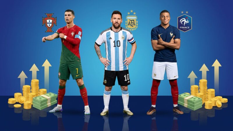 Confira a lista de jogadores mais bem pagos da Copa do Mundo de 2026