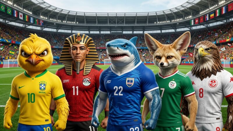 Canarinho, Tubarões Azuis, Faraós: Conheça histórias dos apelidos das seleções na Copa; vote no melhor