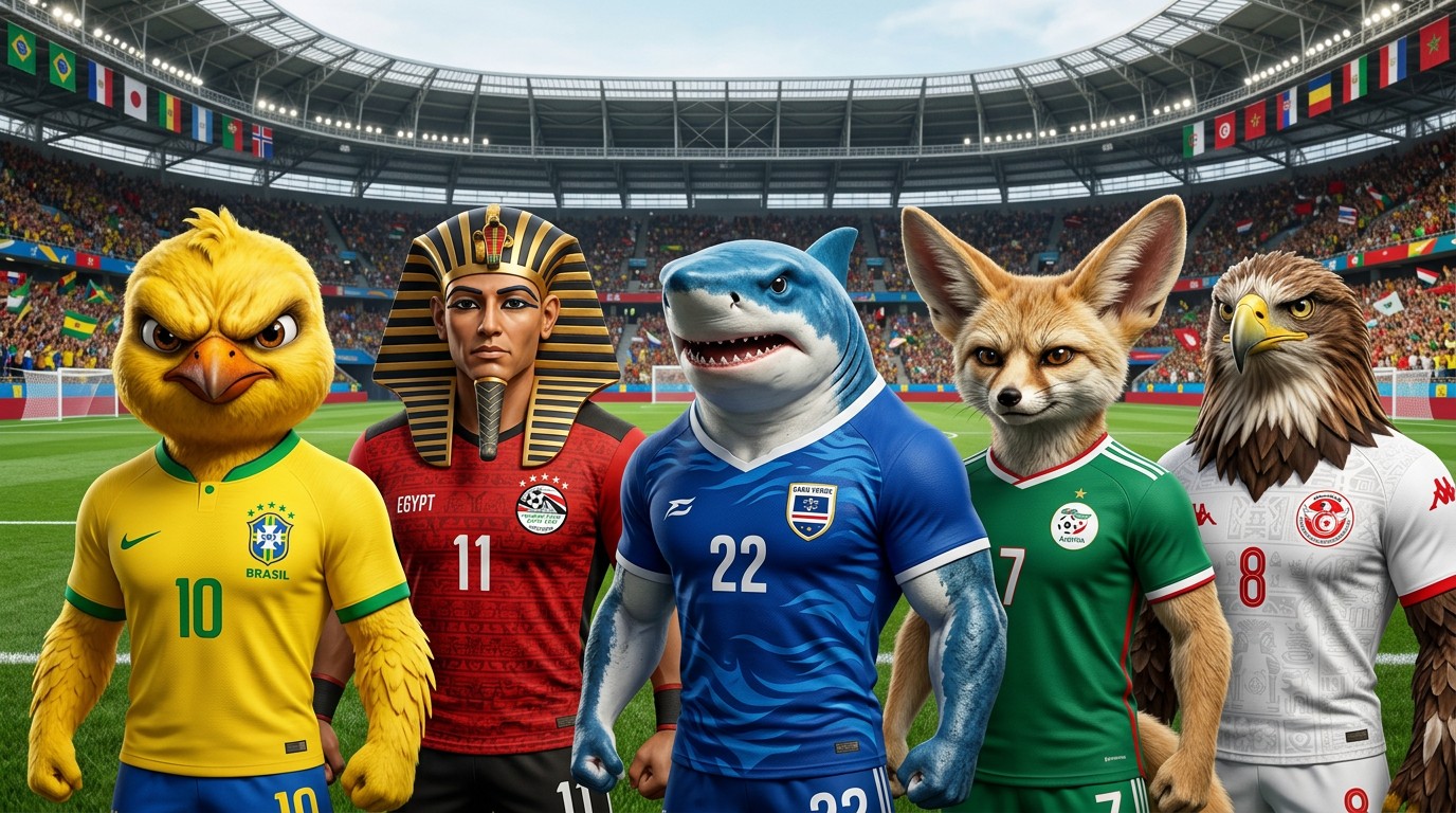Canarinho, Tubarões Azuis, Faraós: Conheça histórias dos apelidos das seleções na Copa; vote no melhor