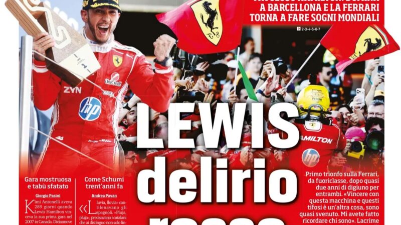 Imprensa europeia repercute vitória da Ferrari: “Todos aos pés de Hamilton”