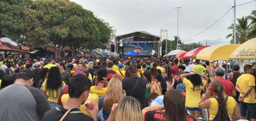 Telões em Macapá vão transmitir jogos do Brasil na Copa
