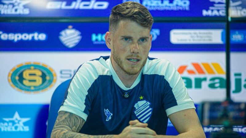 Moacir Júnior defende Wellerson por falha do goleiro do CSA em empate com o Jacuipense