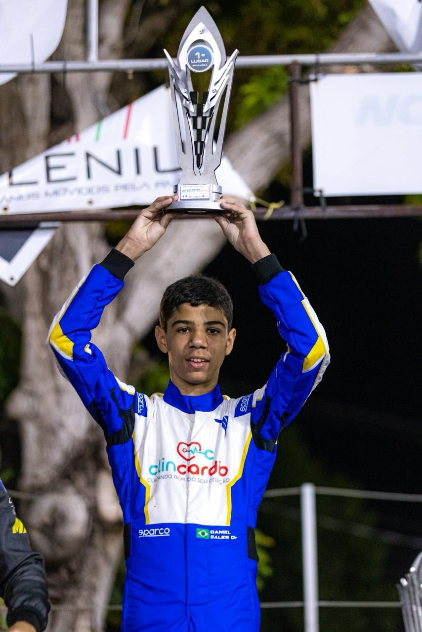 Com vitória na Graduado A, Daniel Sales é destaque na 1ª etapa do Sul Maranhense de Kart