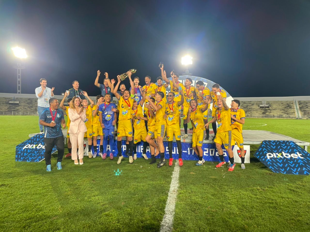Liga de Sousa é o primeiro time sertanejo a conquistar o Campeonato Paraibano Sub-17