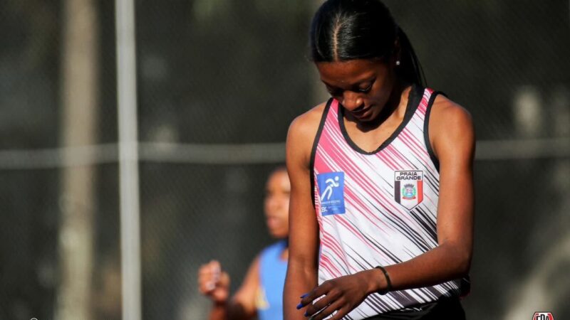 Equipe de Praia Grande conquista cinco medalhas no Paulista Sub-20 de Atletismo