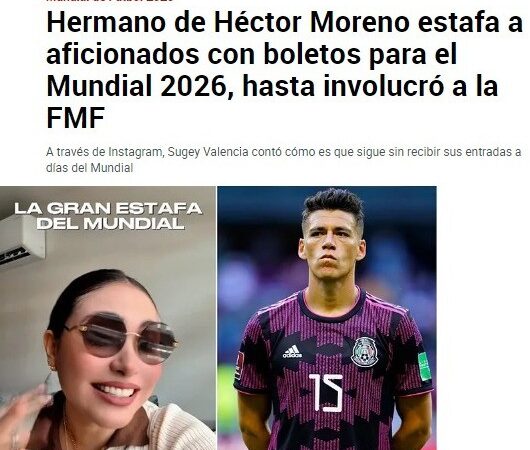 Torcedores denunciam irmão de ex-zagueiro do México por suposto golpe com ingressos da Copa