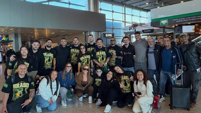Caravana Neymar: familiares e amigos do atacante da Seleção registram embarque para Copa