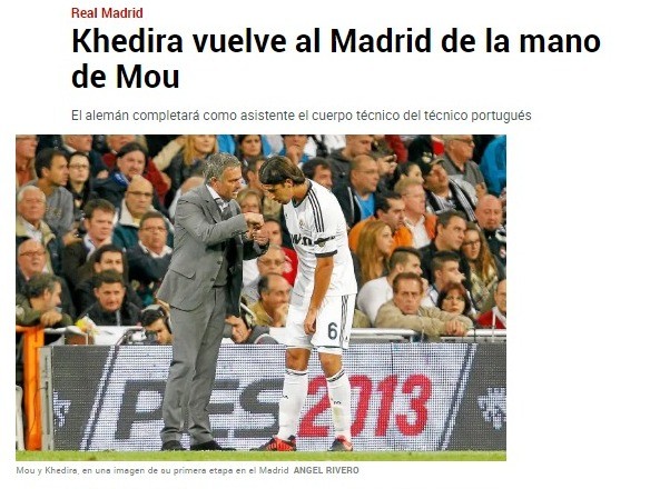Autor de gol no 7 a 1 sobre o Brasil, Khedira vai voltar ao Real Madrid como auxiliar de Mourinho
