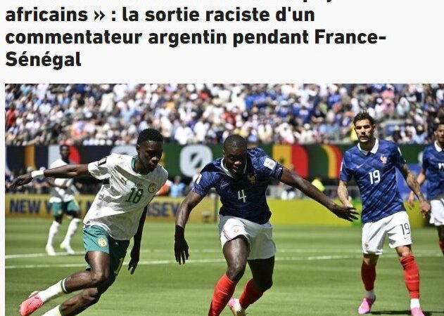 Narrador argentino chama França e Senegal de “países africanos”, e jornais reagem: “Declaração racista”