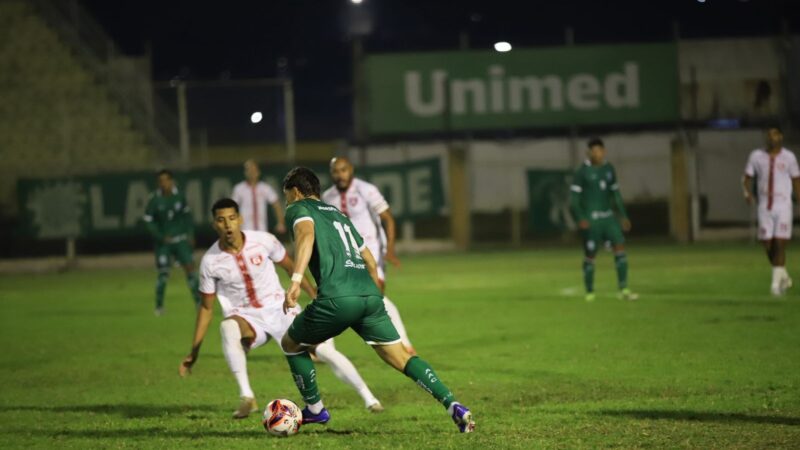 Caldense e Guarani-MG empatam sem gols em jogo fraco pelo Módulo 2 do Mineiro