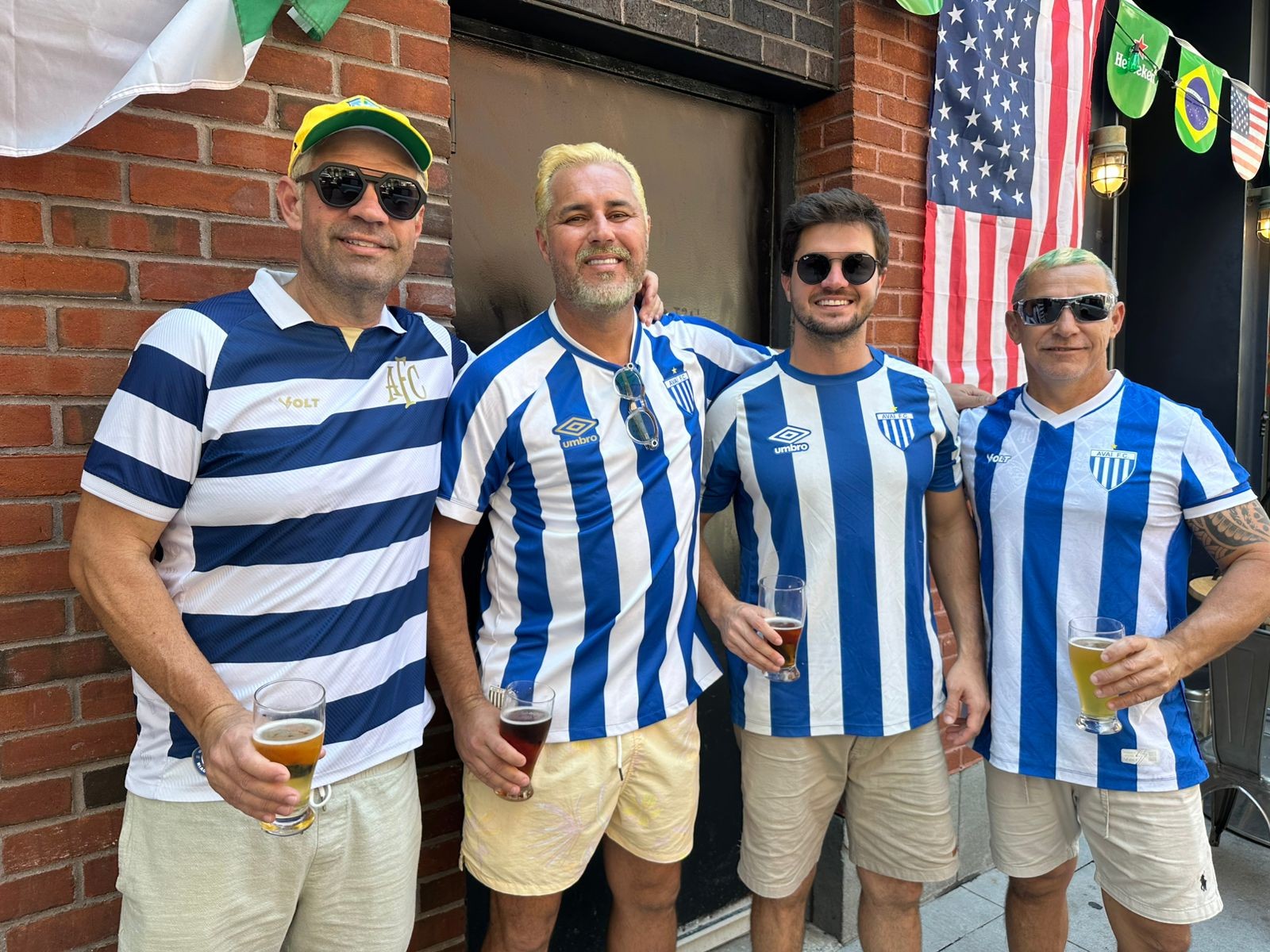 Torcedores avaianos e alvinegros curtem Copa nos Estados Unidos