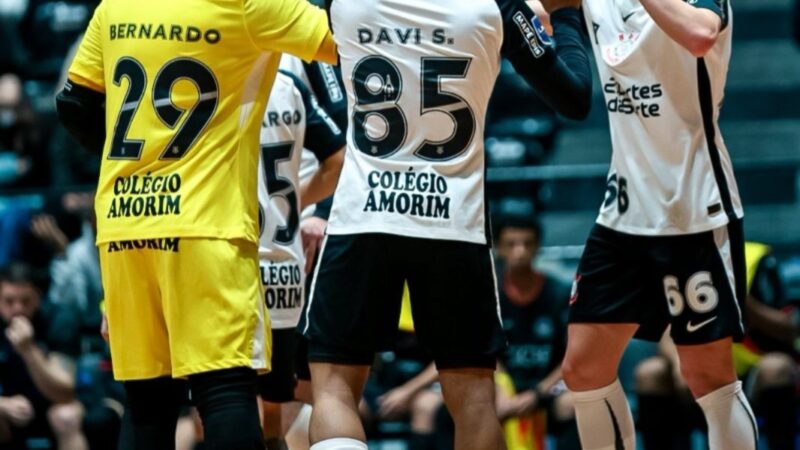 Corinthians goleia Guararema e mantém invencibilidade no Paulista Sub-20 de futsal