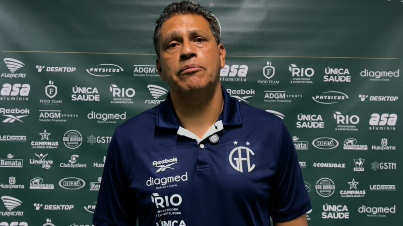 Elio lamenta atuação do Guarani em derrota para o Confiança: “Não fizemos um bom jogo”
