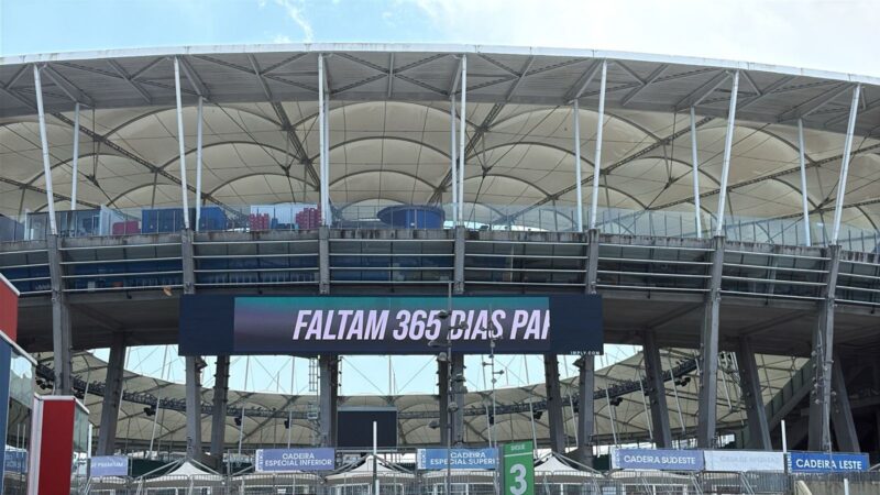 A um ano da Copa do Mundo Feminina 2027, Arena Fonte Nova ganha placa comemorativa