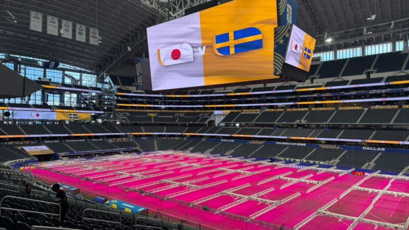 Campo rosa? Gramado de estádio de Dallas passa por tratamento antes de Japão x Suécia